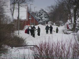 Søndervej i sne 7. januar 2010